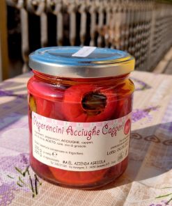 Peperoncini ripieni Acciughe e Capperi
