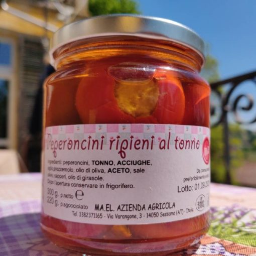 Peperoncini ripieni al Tonno