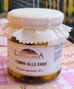 Tomini a dadi sott'olio alle Erbe