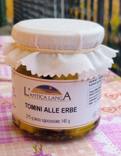 Tomini a dadi sott'olio alle Erbe