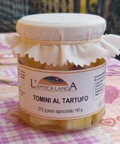 Tomini a dadi sott'olio al Tartufo