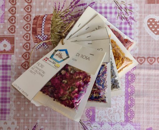 Ventaglio di Sapori - FIORI (Fiordaliso, Lavanda, Calendula, Cartamo e Rosa)