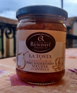 La Rustica - Composta extra di Pera Madernassa, Nocciole e Cannella senza zuccheri aggiunti