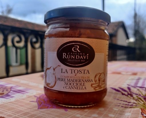 La Rustica - Composta extra di Pera Madernassa, Nocciole e Cannella senza zuccheri aggiunti