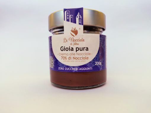 Gioia Pura - crema alle nocciole senza zucchero aggiunto