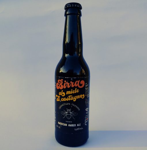 Birra American Amber Ale al miele di castagno 5,8% VOL